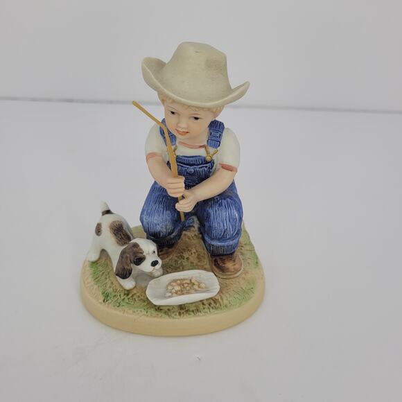 Vintage Set HOMCO Home Interiors Denim Days 1985 RETIRED - Picture 11 of 14